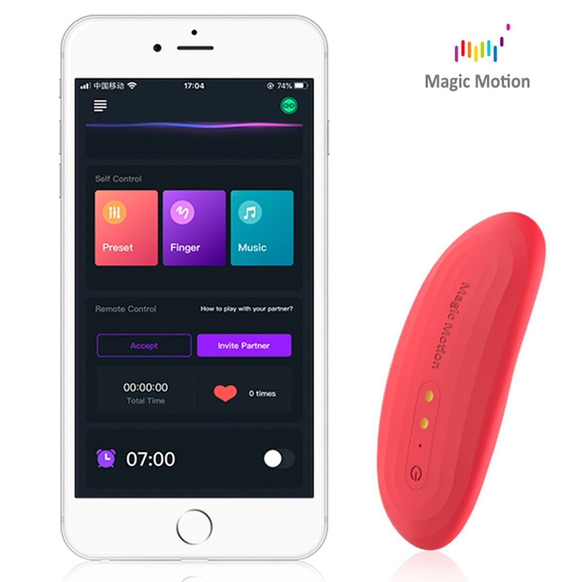 Найтонший смарт-вібратор у трусики Magic Motion Nyx Red