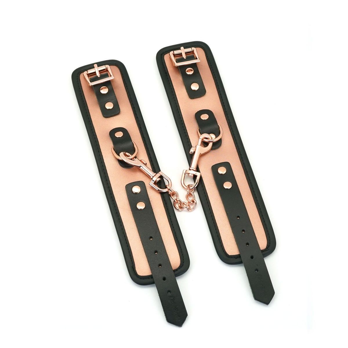 Наручники Liebe Seele Rose Gold Memory Wrist Cuff, натуральная кожа, розовое золото