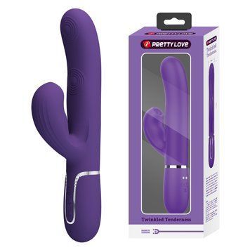 Вибратор-кролик Pretty Love Twinkled Tenderness Purple