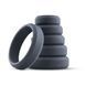 Набір ерекційних кілець Boners 6-Piece Cock Ring Set, діаметр від 2,6 до 5,7 см, силікон