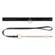 Ошейник с поводком Rosy Gold - Collar with Leash - Black