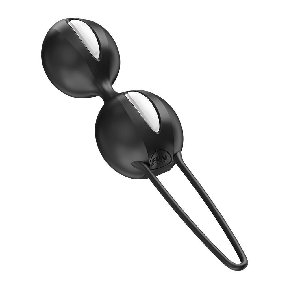 Вагинальные шарики Fun Factory SMARTBALLS DUO Black, 2 шт, диаметр 3,2 и 3,6 см