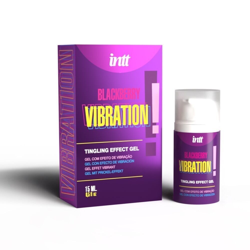 Жидкий вибратор Intt Vibration Blackberry (15 мл) со вкусом ежевики