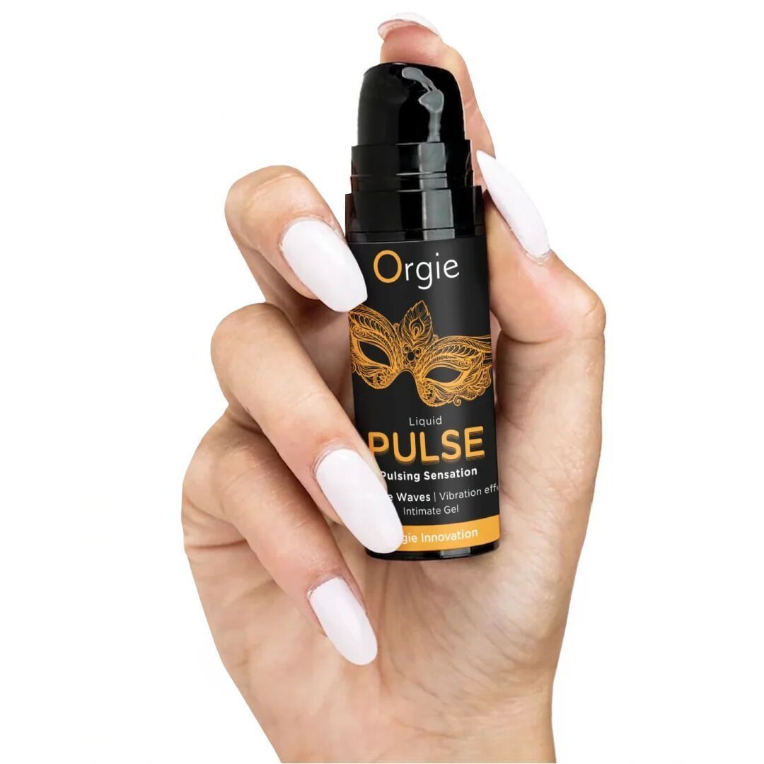 Смоктайзер Orgie Liquid Pulse Ice Caramel, 15 мл &ndash; гель для клитора с эффектом посасывания