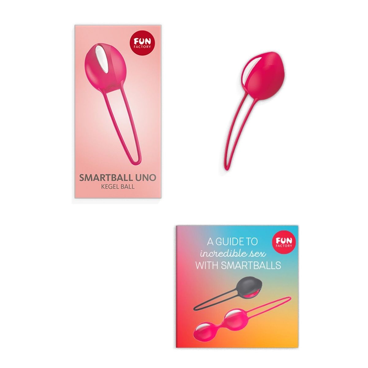 Вагинальный шарик SMARTBALL UNO Fun Factory, розовый