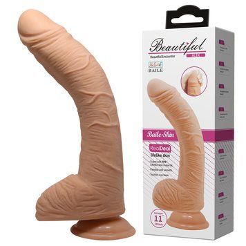 Фаллоимитатор Baile Beautiful Encounter Alex Dildo Flesh Baile