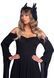 Пов&rsquo;язка на голову з крилами Leg Avenue Feather headband Black, пір&rsquo;я та натуральна шкіра