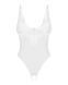 Боди з доступом Obsessive Alissium crotchless teddy, лиф с мягкой чашкой, высокие трусики, XS/S