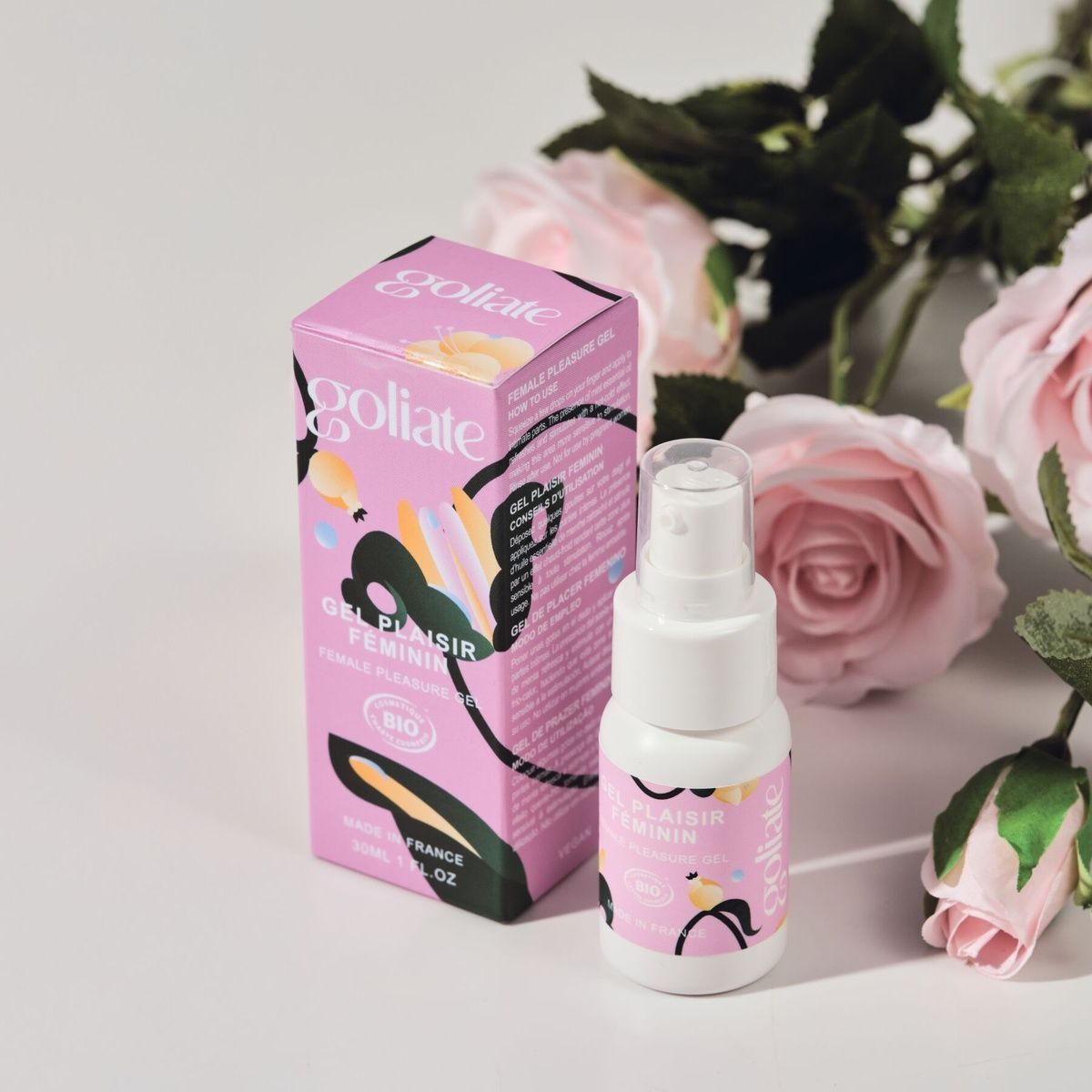 Стимулирующий гель для клитора Goliate Gel Plaisir F&eacute;minin 30 мл, тепло-холод