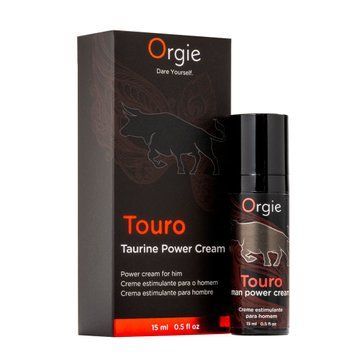 Крем для усиления эрекции TOURO с таурином и гингко билоба Orgie, 15 мл