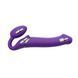 Безремінний страпон з вібрацією Strap-On-Me Vibrating Violet L, діам. 4,2 см, пульт ДК, регульований