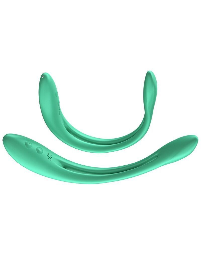 Универсальный гибкий вибратор для пар Satisfyer Elastic Game Light Green