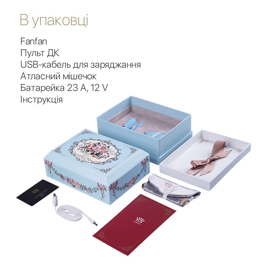 Смартвибратор для пар Zalo &mdash; Fanfan set Royal Blue, пульт ДУ