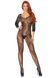 Бодістокінг Leg Avenue Swirl Lace Bodystocking One size Black, ажурна тканина, доступ