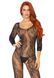Бодістокінг Leg Avenue Swirl Lace Bodystocking One size Black, ажурна тканина, доступ