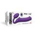 Безремінний страпон з вібрацією Strap-On-Me Vibrating Violet XL, діам. 4,7см, пульт ДК, регульований