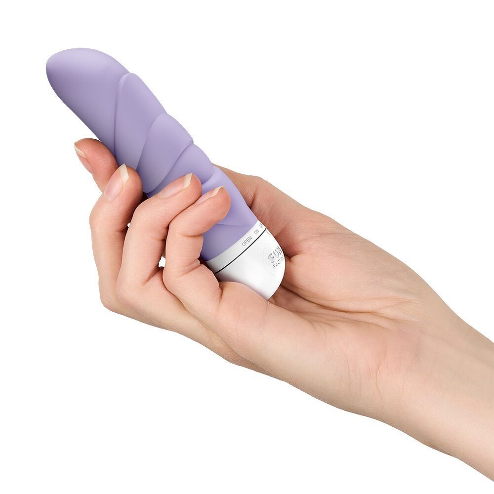 Мини-вибратор Fun Factory JAM Purple, подходит для клитора, рельефный