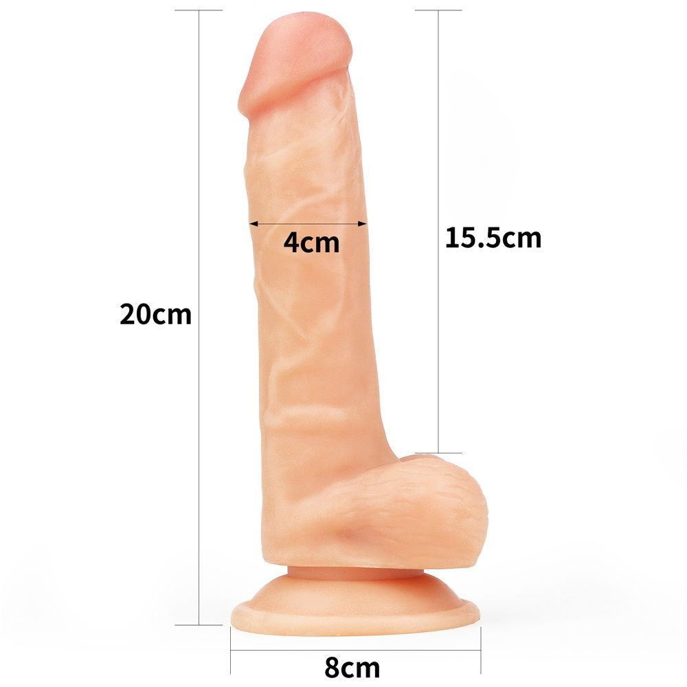 Фаллоимитатор The Ultra Soft Dude 8" LoveToy