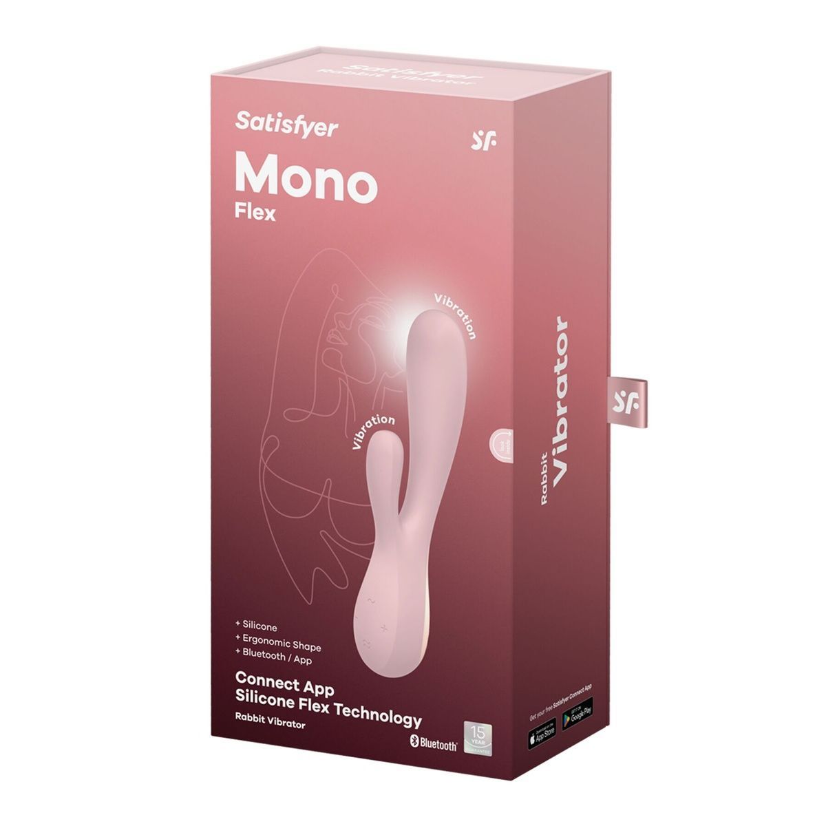 Гнучкий смарт вібратор-кролик Satisfyer Mono Flex Mauve
