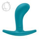 Анальная пробка Fun Factory BOOTIE S Aquamarine, диаметр 2,8 см, тонкий ограничитель