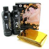 Гель для NURU-масажу Shunga Oriental Body-to-Body &ndash; Melon Mango (2 x 225 мл) плюс простирадло
