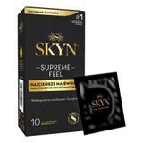 Ультратонкие безлатексные презервативы SKYN Supreme Feel 10 шт, 0,035 мм, естественная текстура кожи