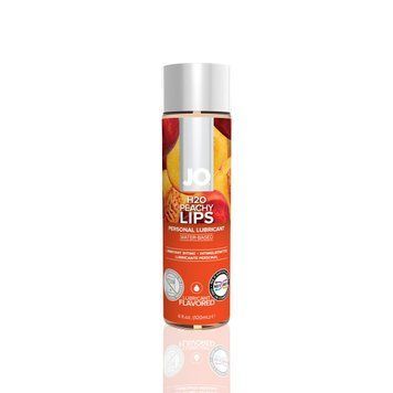Смазка на водной основе JO H2O &mdash; Peachy Lips (120 мл) без сахара, растительный глицерин