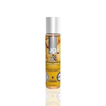 Змазка на водній основі JO H2O &mdash; Juicy Pineapple (30 мл) без цукру, рослинний гліцерин