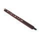 Кожаный ошейник с поводком Liebe Seele Wine Red Collar and Leash, 3 кольца для крепления