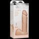 Фалоімітатор Doc Johnson Platinum TRUSKYN - The Tru Ride 8 Inch, діаметр 4,8 см, двошаровий силікон