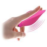 Клиторальный вибратор на палец Pretty Love Nicole Clitoral Stimulator Magenta