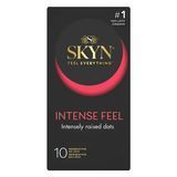 Безлатексные премиум-презервативы SKYN Intense Feel 10 шт, точечный рельеф