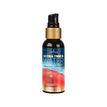 Густая смазка на водной основе Sensuva UltraThick Water-Based Strawberry (57 мл) без парабенов