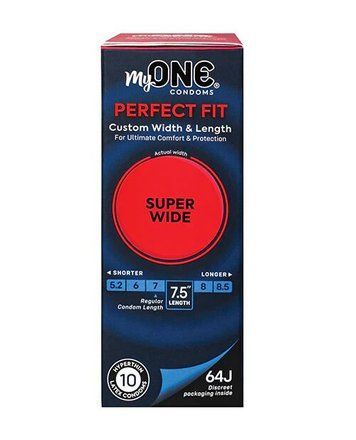 Презервативы MyONE Super Wide 10 шт, картонная коробка