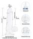 Прозрачный фаллоимитатор на присоске ADDICTION &mdash; Clear Dildo with Balls 6&Prime;, вибропуля в подарок