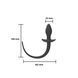 Анальна пробка Erospace Wild Play Anal Plug With Tail C3