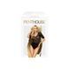 Боди Penthouse All The Way Black, открытая спинка, рукава, низ в виде высоких трусиков танга, S/L