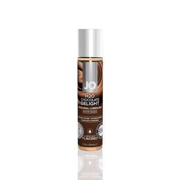 Смазка на водной основе JO H2O &mdash; Chocolate Delight (30 мл) без сахара, растительный глицерин
