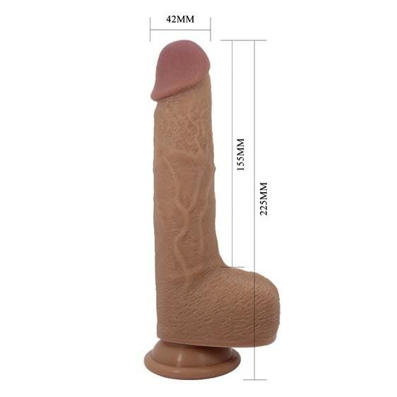 Фаллоимитатор с вибрацией Pretty Love Tommy Vibrator Flesh