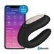 Смарт-вібратор для пар Satisfyer Double Joy Black із широким кліторальним стимулятором