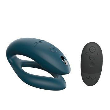 Смарт-вибратор для пар We-Vibe Sync O Velvet Green, пульт ДУ