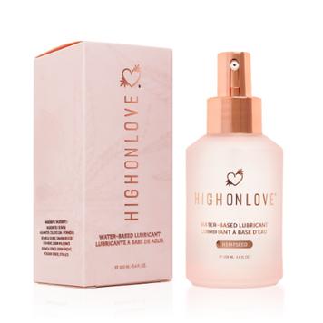Лубрикант на водной основе с маслом семян каннабиса Water-based Lubricant Hempseed HighOnLove, 100 мл