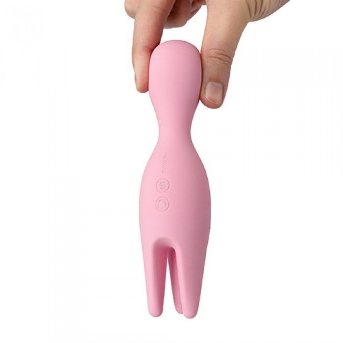 Подвійний вібратор для чутливих зон Svakom Nymph Pale Pink