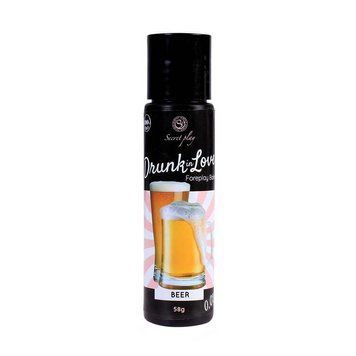 Съедобный гель для прелюдий Secret Play Drunk In Love Beer, 58 мл