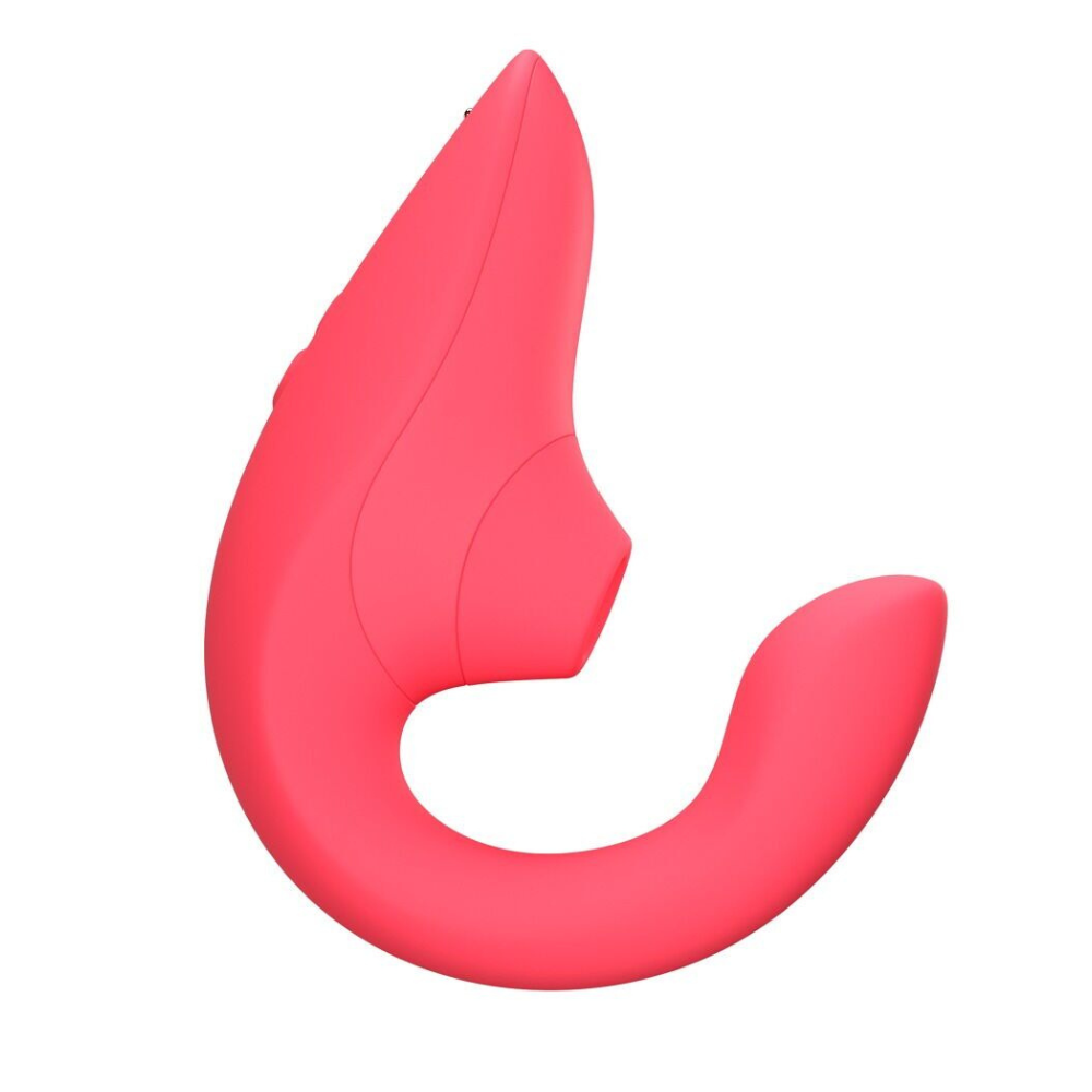 Вагинально-клиторальный стимулятор Womanizer Blend Vibrant Rose, вибрация + вакуум, 2 мотора