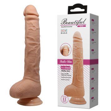 Фаллоимитатор Baile Beautiful Encounter Dick Dildo Flesh