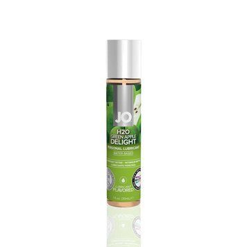 Змазка на водній основі JO H2O &mdash; Green Apple (30 мл) без цукру, рослинний гліцерин