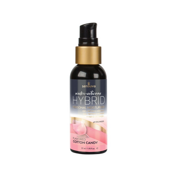 Смазка водно-силиконовая Sensuva Hybrid Cotton Candy (57 мл) без сахара, можно для оральных ласк