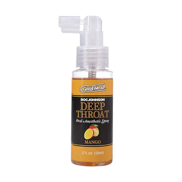 Спрей для глибокого мінету Doc Johnson GoodHead DeepThroat Spray - Mango, 59 мл