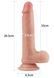 Фаллоимитатор Dual-Layered Silicone Cock 8" Flesh